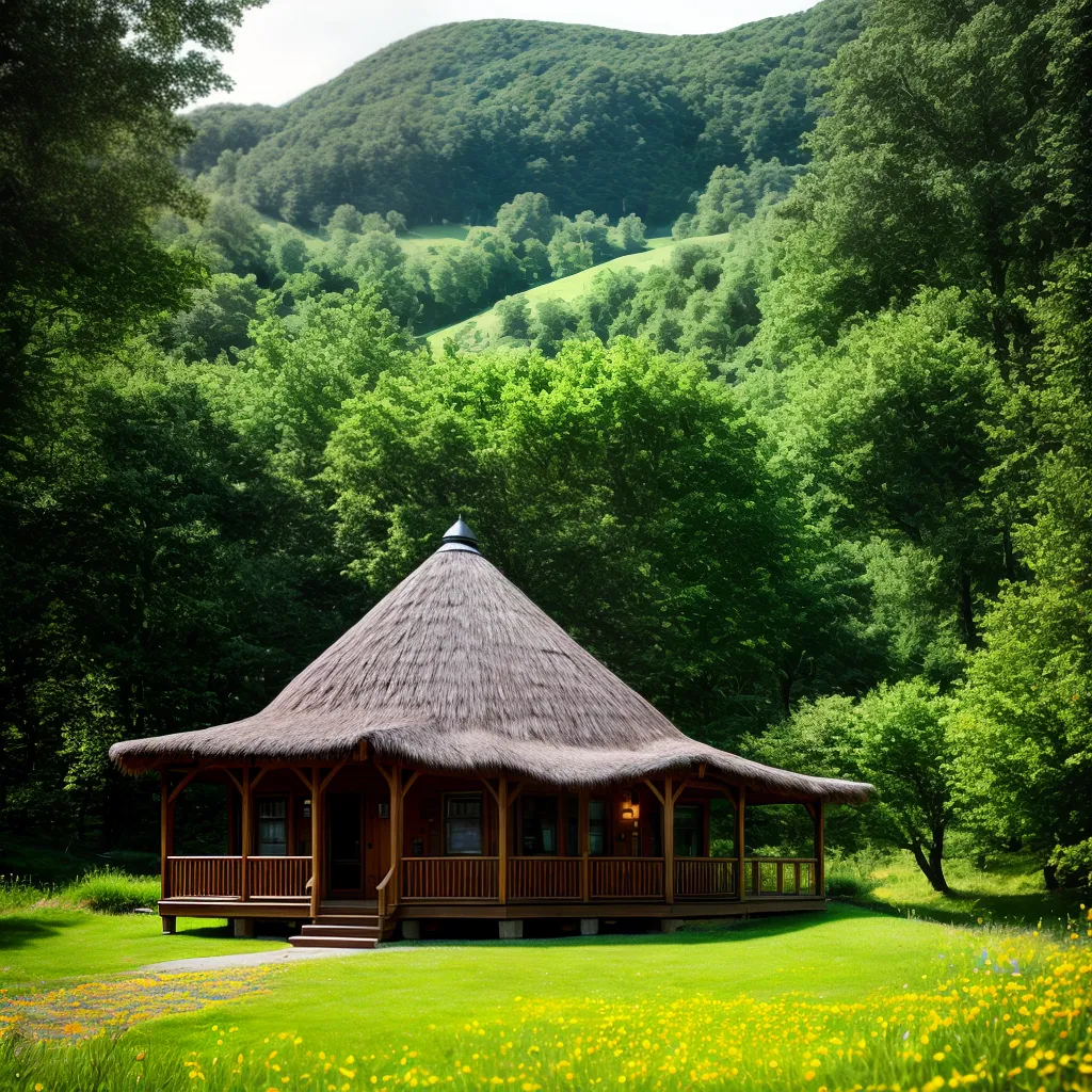 Significado dos sonhos que envolvem uma vida tranquila e acolhedora no campo. 3 Fotos casa campo colinas flores repouso