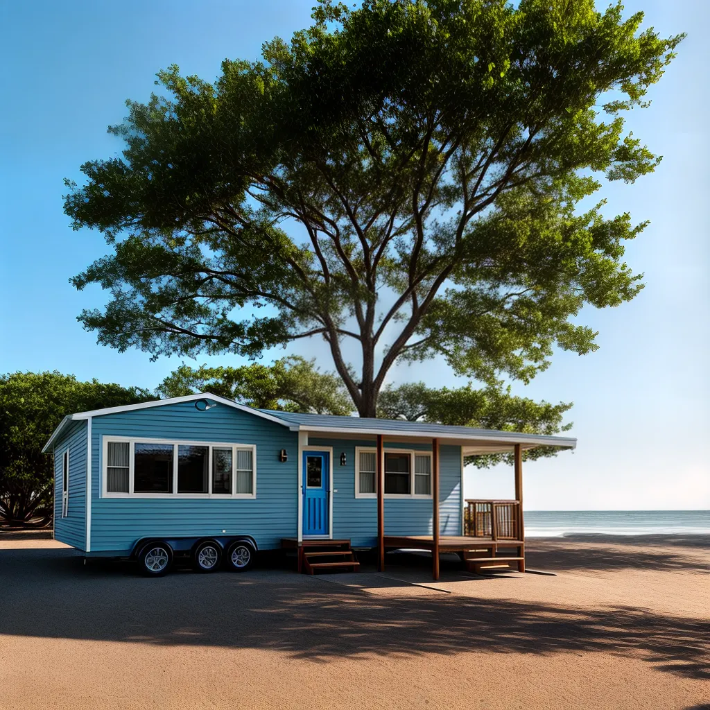 Casa Móvel e Sonhos: Qual o Significado? 2 Fotos casa movel praia ceu azul