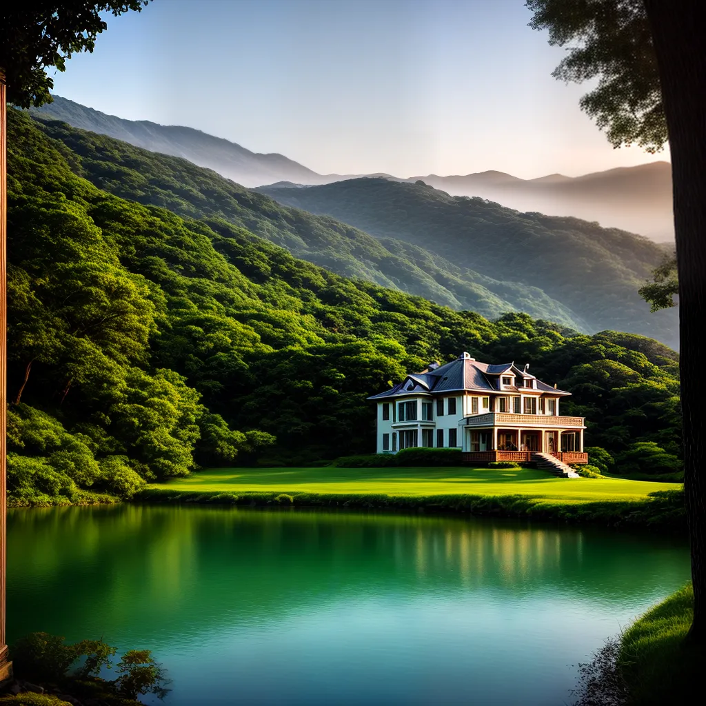 Casas nos Sonhos: Qual o Seu Verdadeiro Significado? 4 Fotos casa sonho luxo natureza lago colina