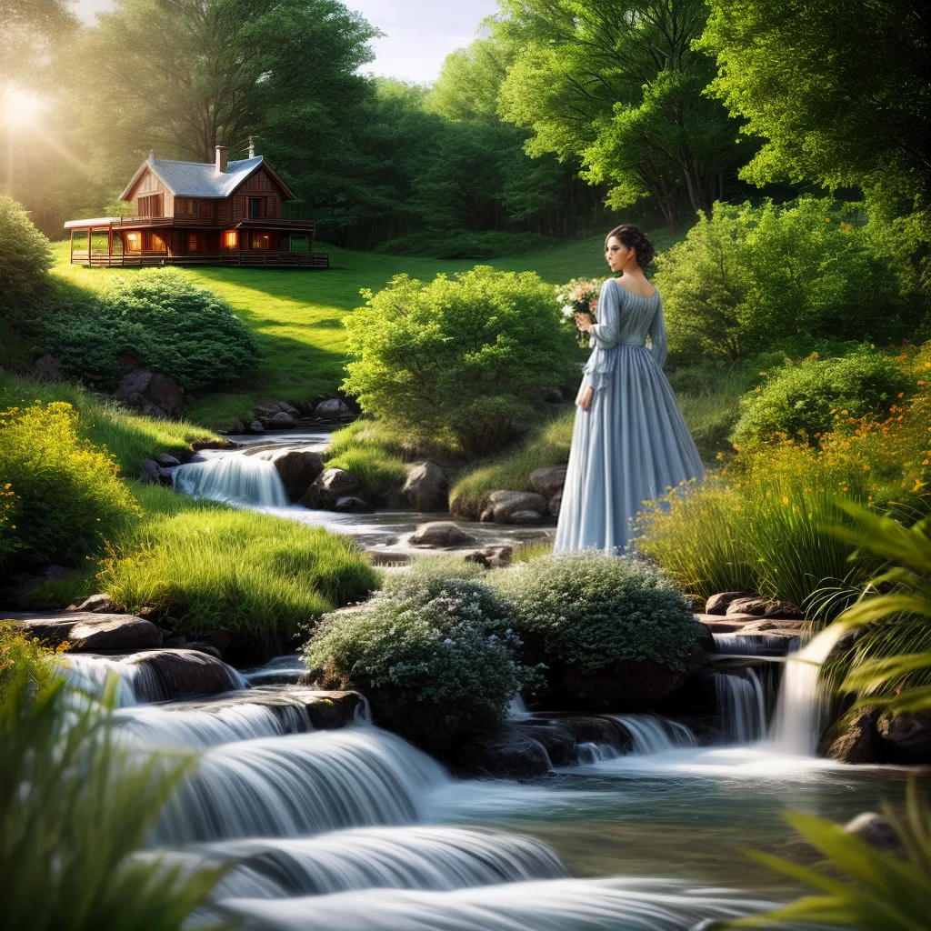 Fotos casa sonho paisagem verde ceu