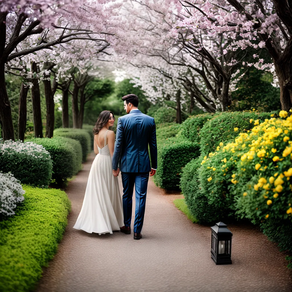 Os Sonhos Românticos: Significados e Interpretações 3 Fotos casal caminhada flores romance