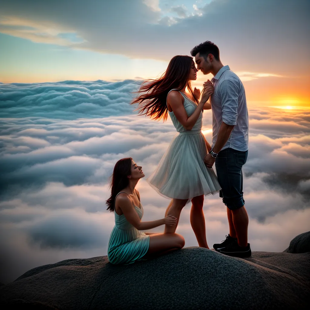 Seduzido pelos Sonhos: Descubra o Significado de Namorar em um Sonho 6 Fotos casal nuvem sonho seduzir