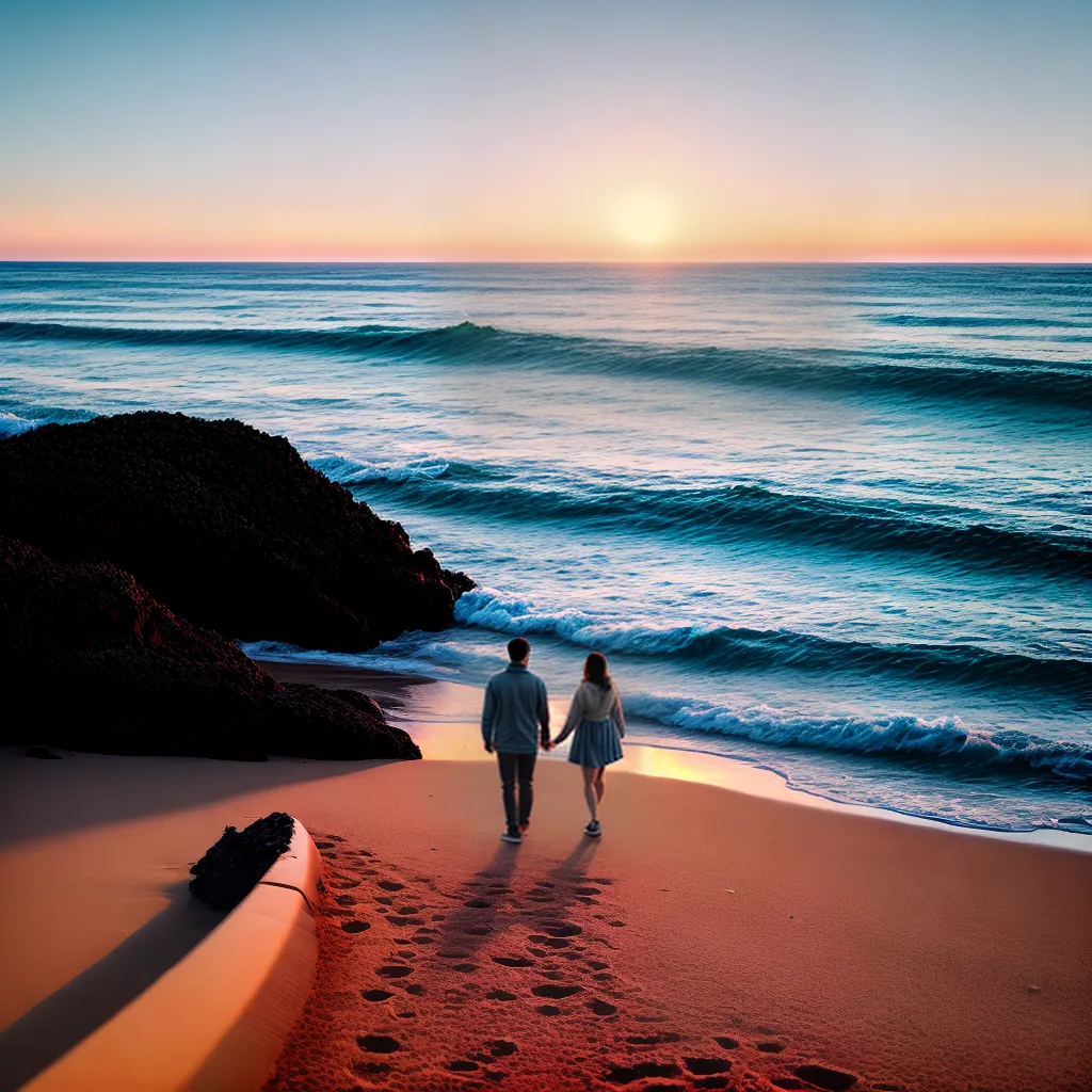 Descubra o que significa sonhar com Amor e Afeto 5 Fotos casal praia por do sol amor 18
