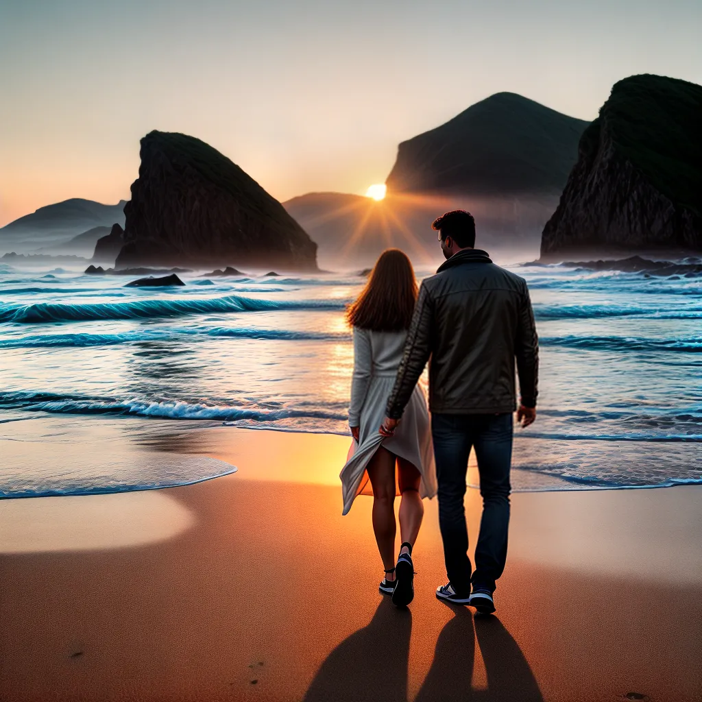 obre Seus Relacionamentos - Beijo, Traição e Casamento 3 Fotos casal praia por do sol amor 33