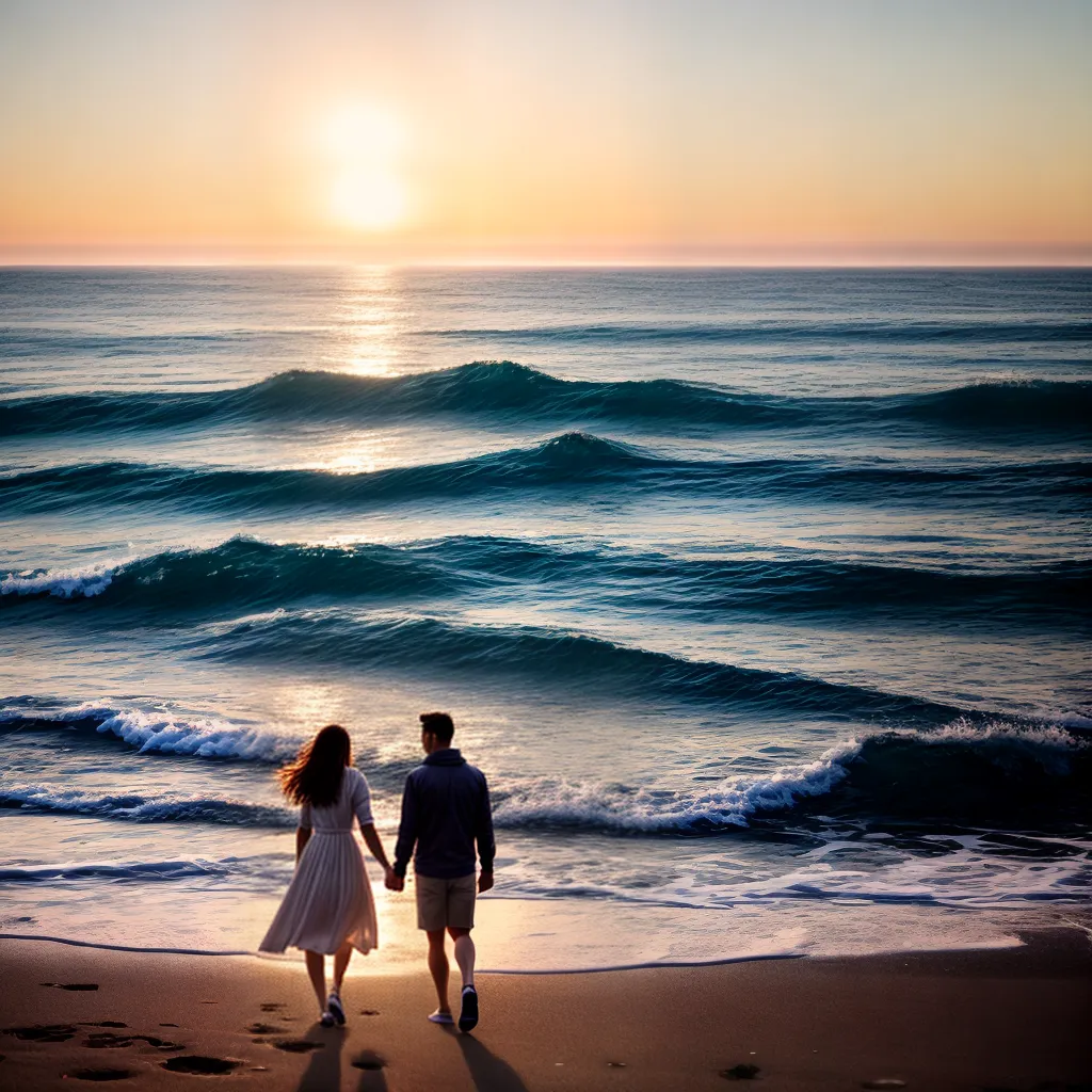 Revelando o Significado de Sonhar com Amor: Afeto e União 2 Fotos casal praia por do sol amor 8