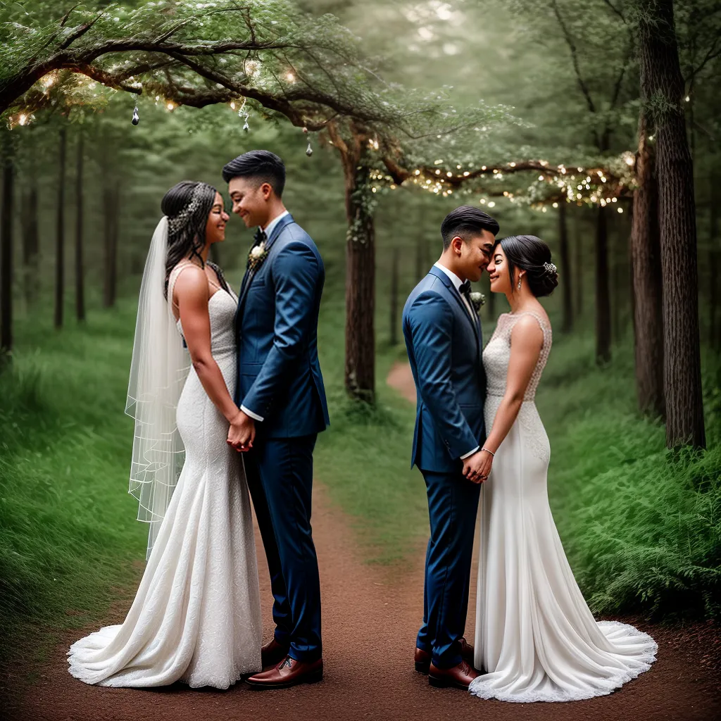 Matrimonial Místico: Descubra o Significado de Sonhar com Casamento 5 Fotos casamento floresta magica luzes
