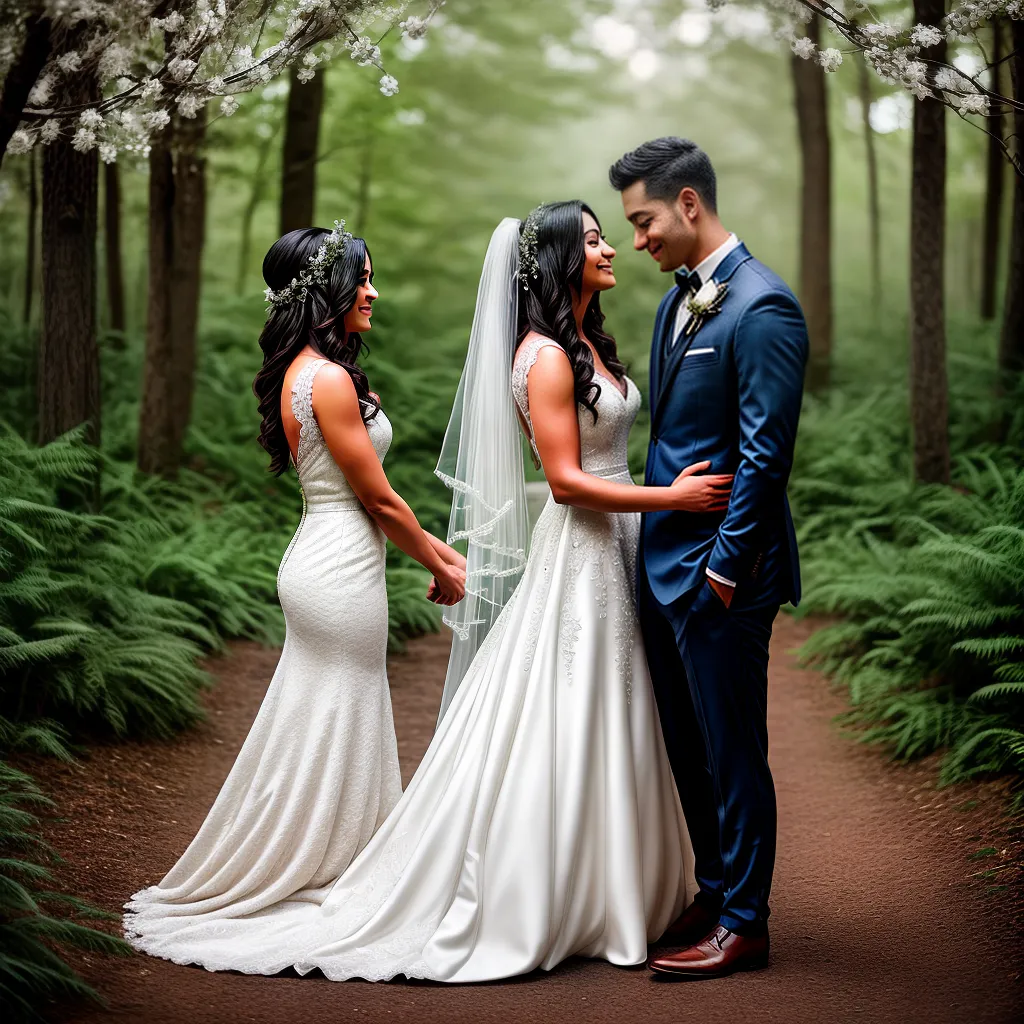 Matrimonial Místico: Descubra o Significado de Sonhar com Casamento 4 Fotos casamento floresta mistica luzes