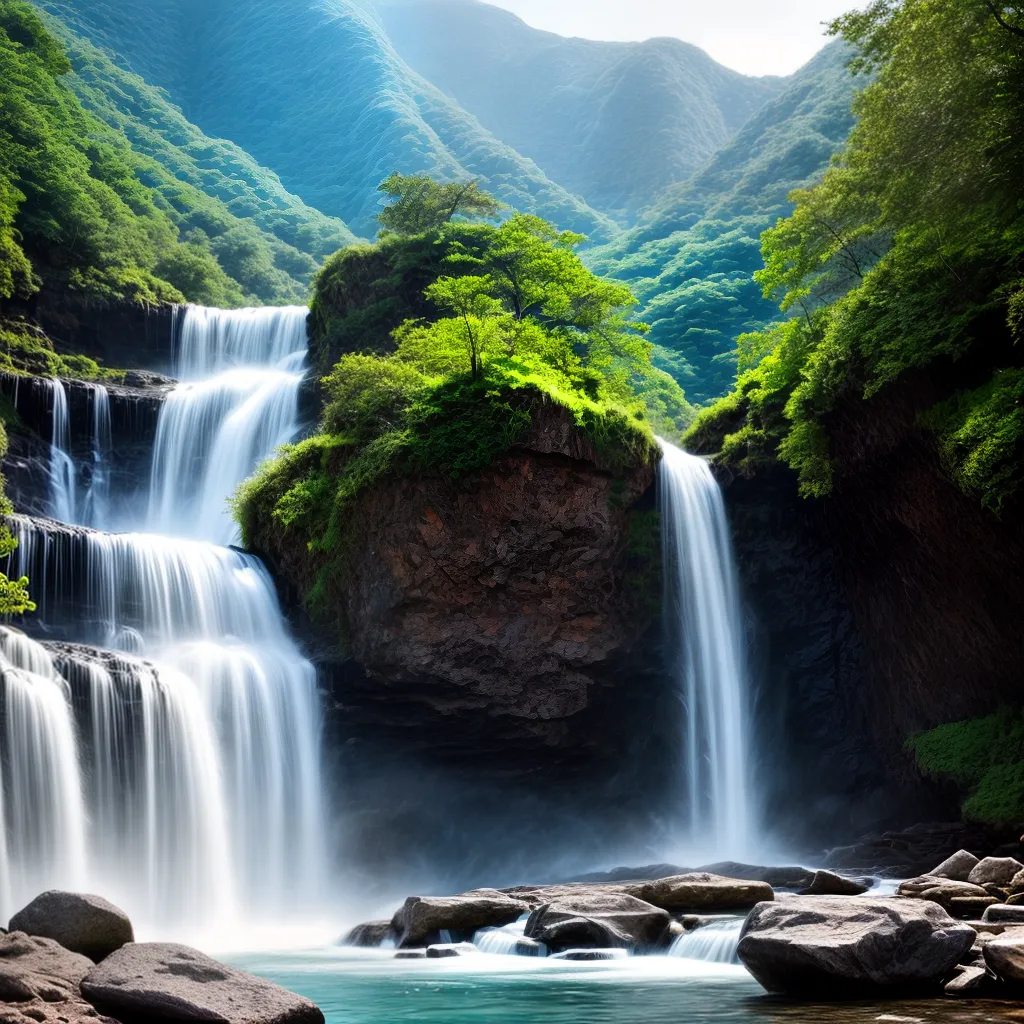 Fotos cascata agua clara transformacao renovacao