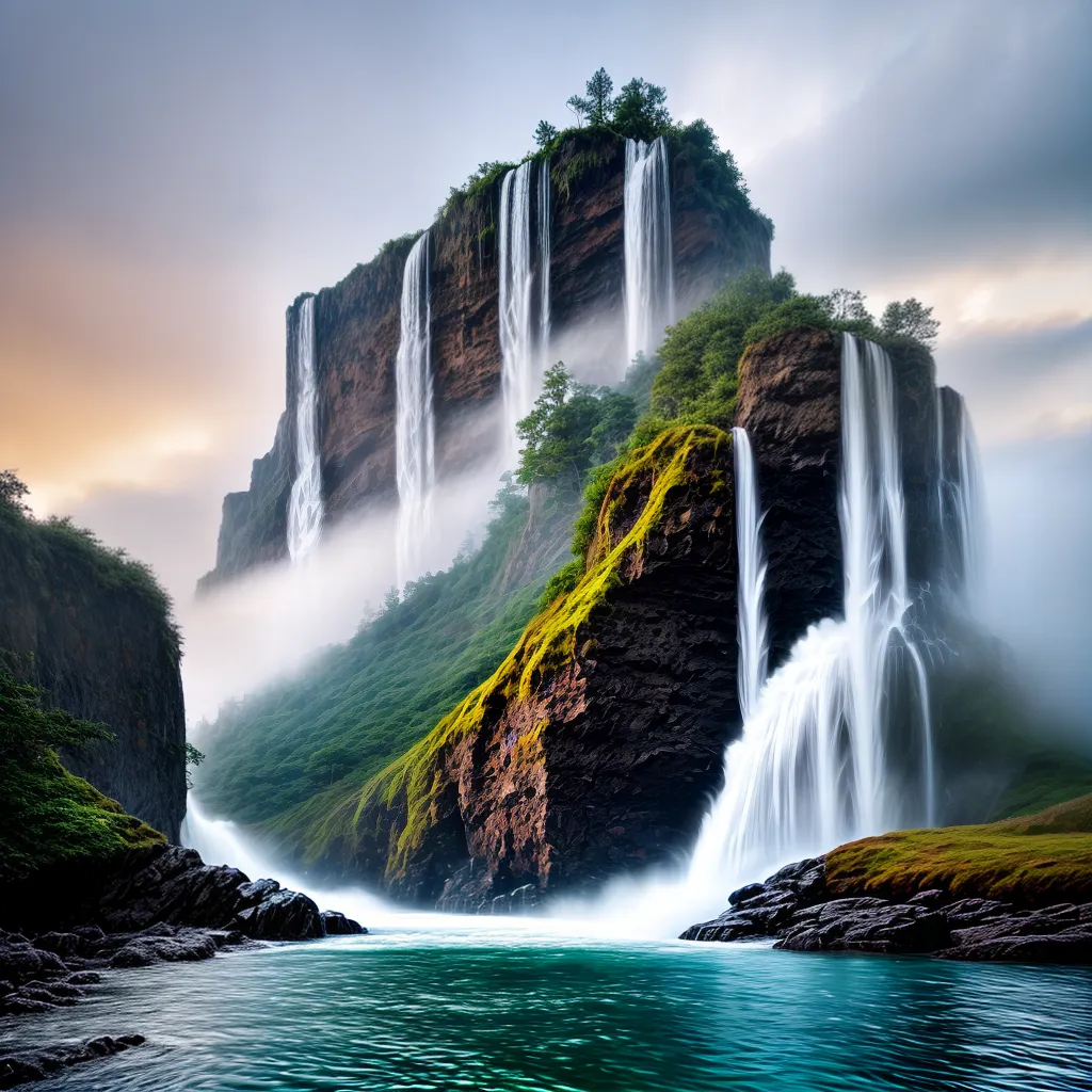Complementos dos Sonhos: Revelando o Significado de sonhar Com Nuvens em Cachoeiras 3 Fotos cascata ceu nuvens sonho