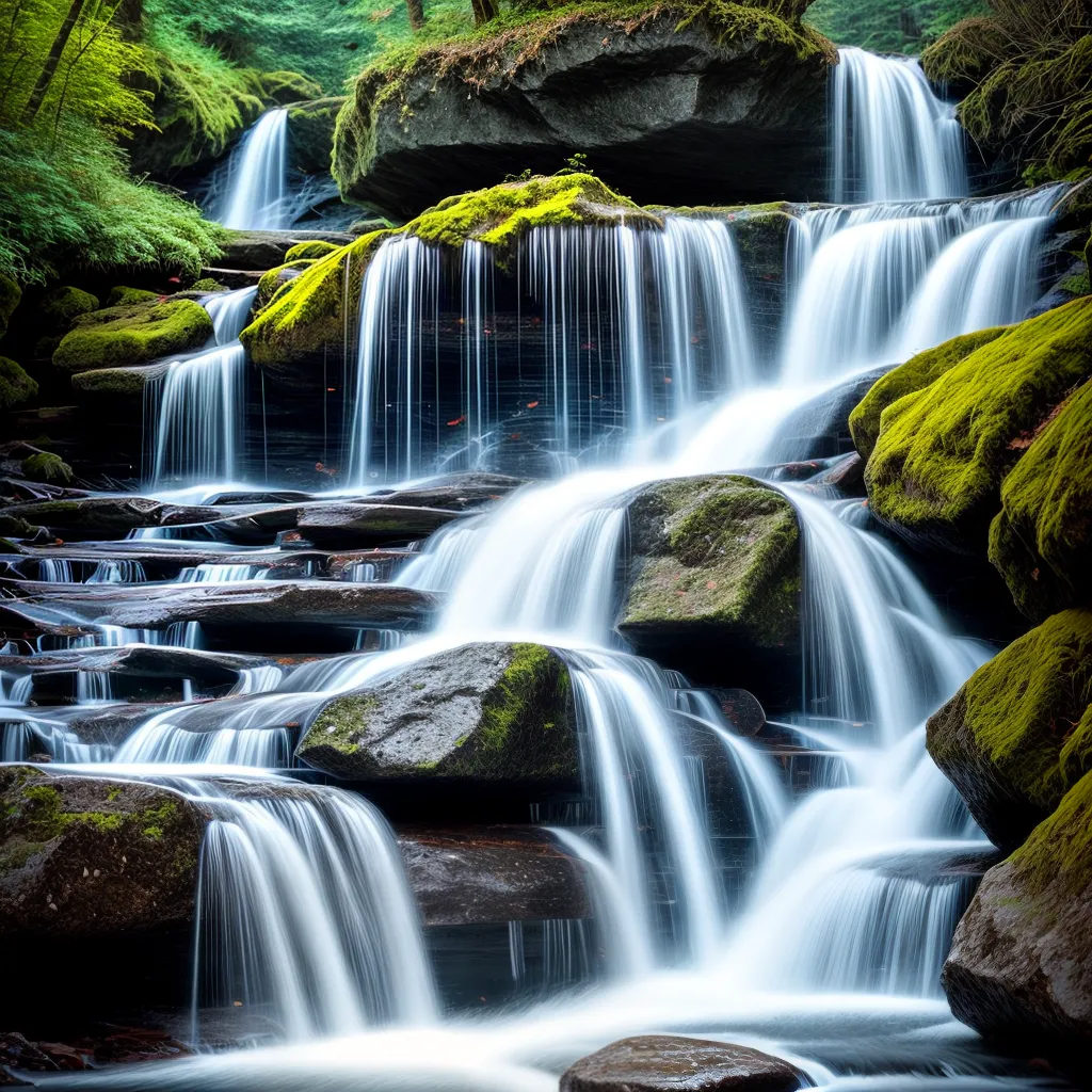Fotos cascata emocoes renovacao purificacao