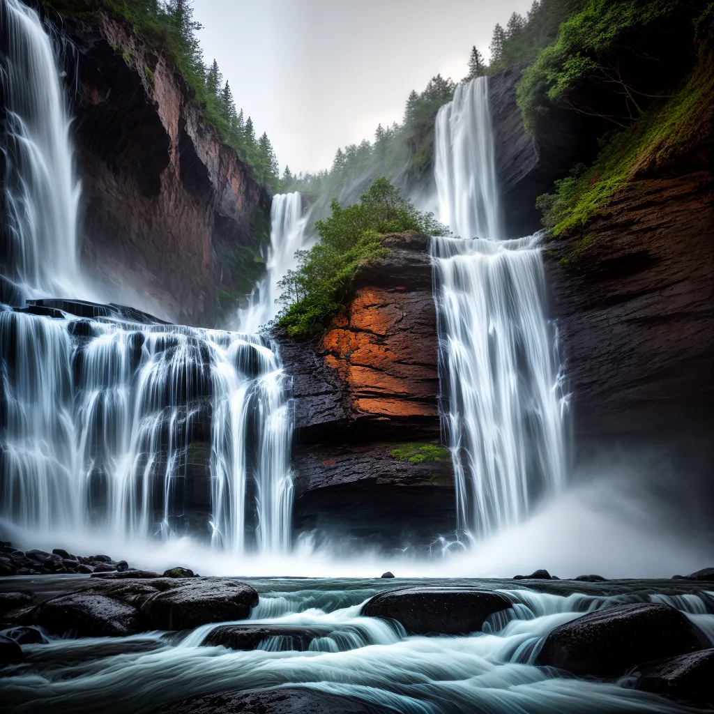 O Simbolismo das Quedas D´Água em Seus Sonhos 2 Fotos cascata majestosa pessoa mistica
