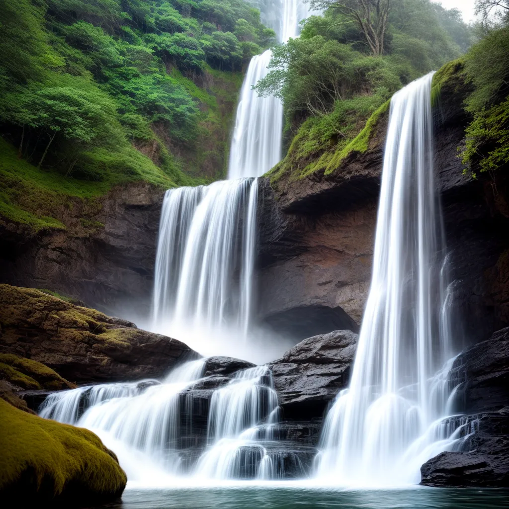 Fotos cascata majestosa renovacao espirito