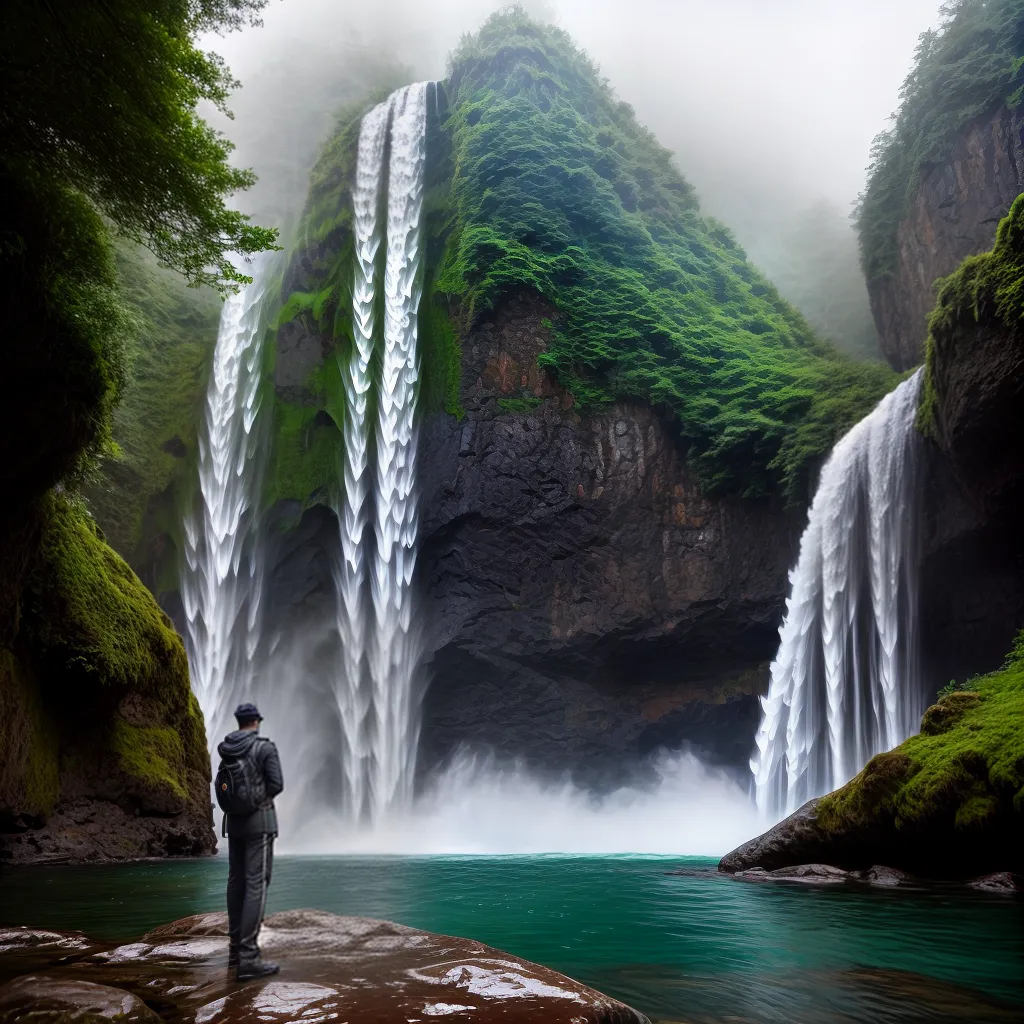 Fotos cascata misterio beleza pessoa sonhos