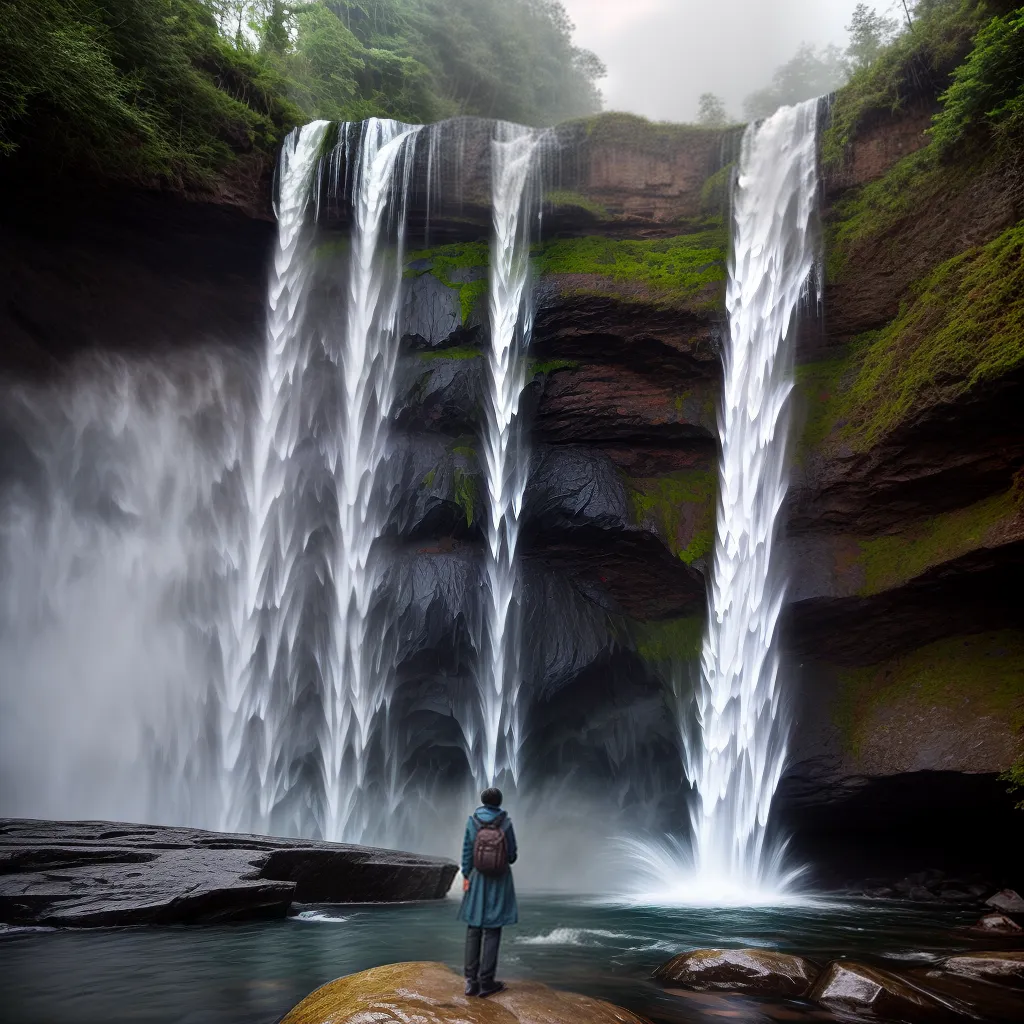Fotos cascata sonho autoconhecimento arcoiris