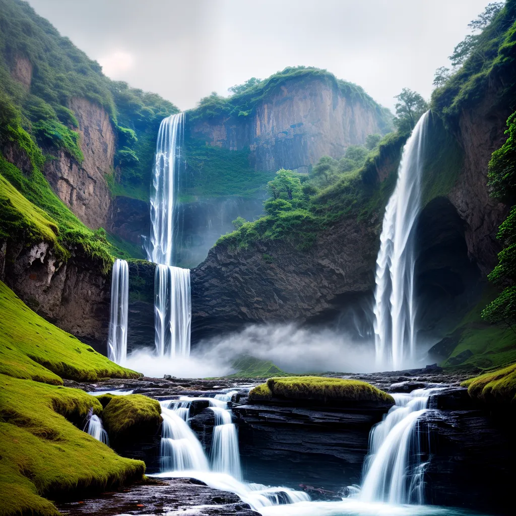 Complementos dos Sonhos: Revelando o Significado de sonhar Com Nuvens em Cachoeiras 2 Fotos cascata sonho nuvens harmonia