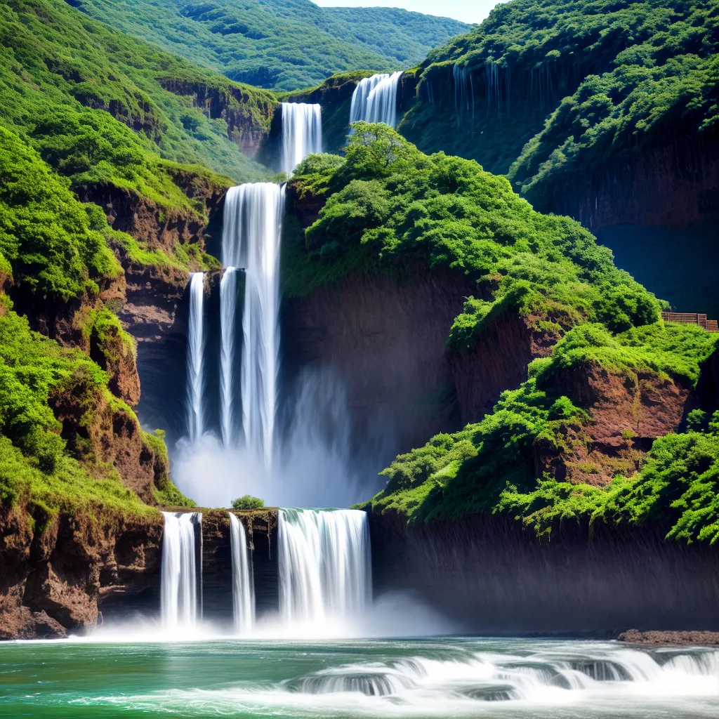 A magia das cachoeiras nos sonhos: interpretações e significados 6 Fotos cascata verde meditacao transformacao