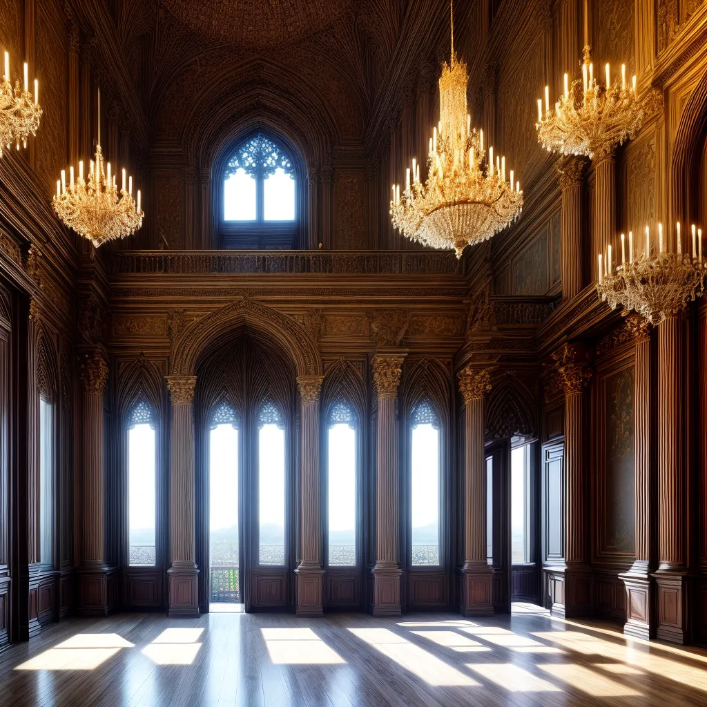 8. Grandioso: Descubra a Simbologia dos Sonhos com Palácios e Castelos 5 Fotos castelo ceu azul salao jardim