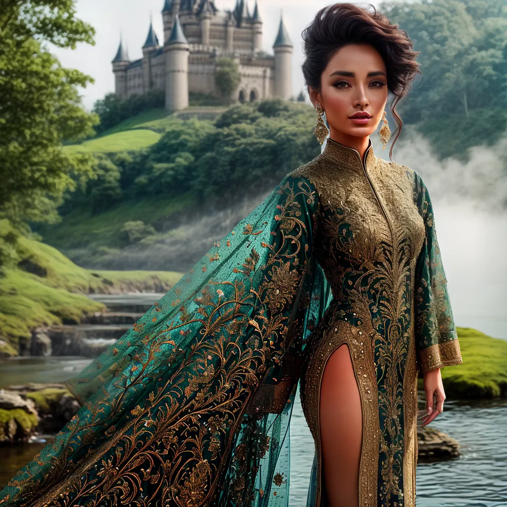 8. Grandioso: Descubra a Simbologia dos Sonhos com Palácios e Castelos 4 Fotos castelo colina por do sol moat arvores