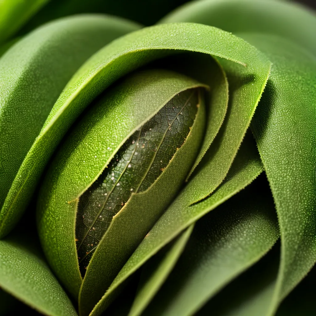 Fotos casulo verde folhas transformacao