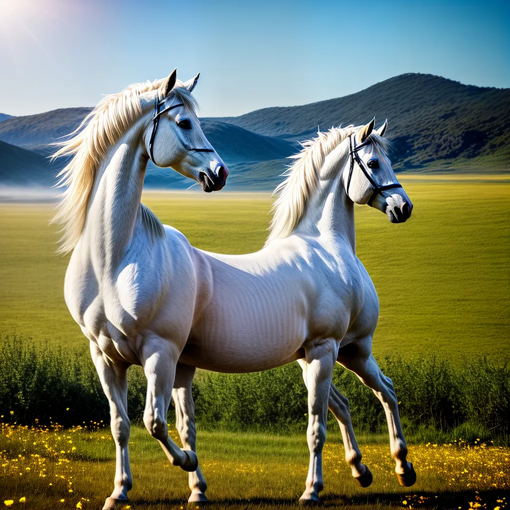 Descubra o Significado de Sonhar com um Cavalo Branco 5 Fotos cavalo branco campo flores galope