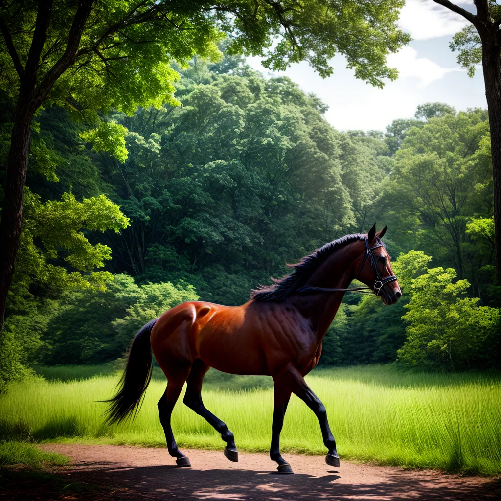 Galope e Graveto: descubra o significado de sonhar com cavalos e madeira fina na natureza 4 Fotos cavalo floresta madeira criatividade