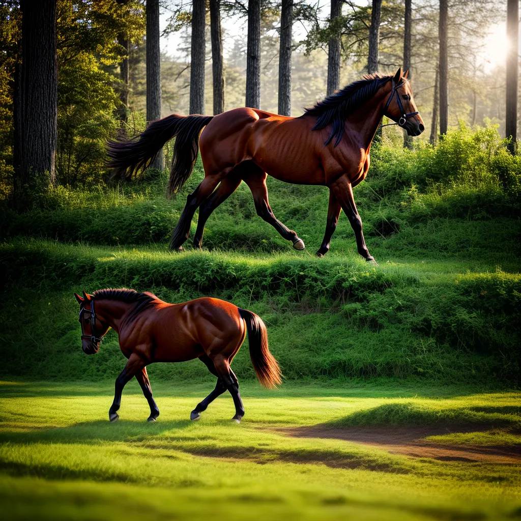 Galope e Graveto: descubra o significado de sonhar com cavalos e madeira fina na natureza 3 Fotos cavalo floresta madeira liberdade
