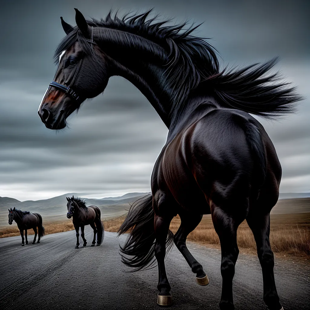 Desvendando o Mistério: Sonhar com Cavalo Preto 11 Fotos cavalo negro galopando noite poder