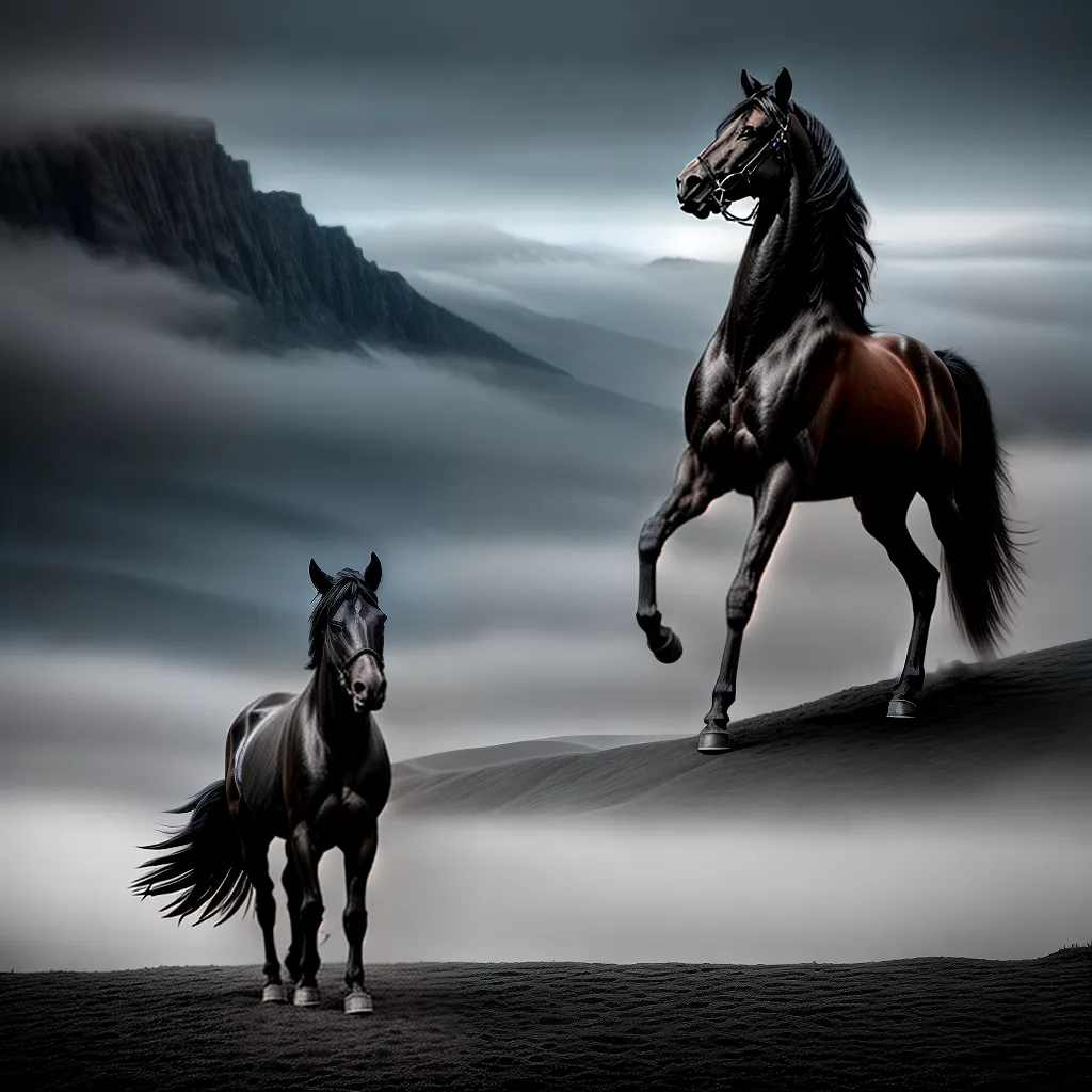 Desvendando o Mistério: Sonhar com Cavalo Preto 13 Fotos cavalo negro misterio poder 1