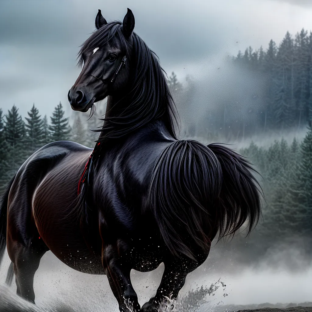 Desvendando o Mistério: Sonhar com Cavalo Preto 6 Fotos cavalo negro misterio poder