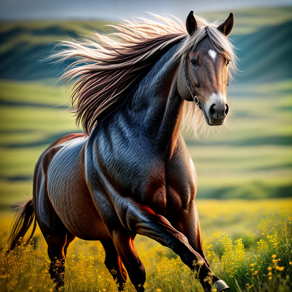 Desvendando o Mistério dos Sonhos com Cavalos Selvagens 3 Fotos cavalo selvagem campo flores