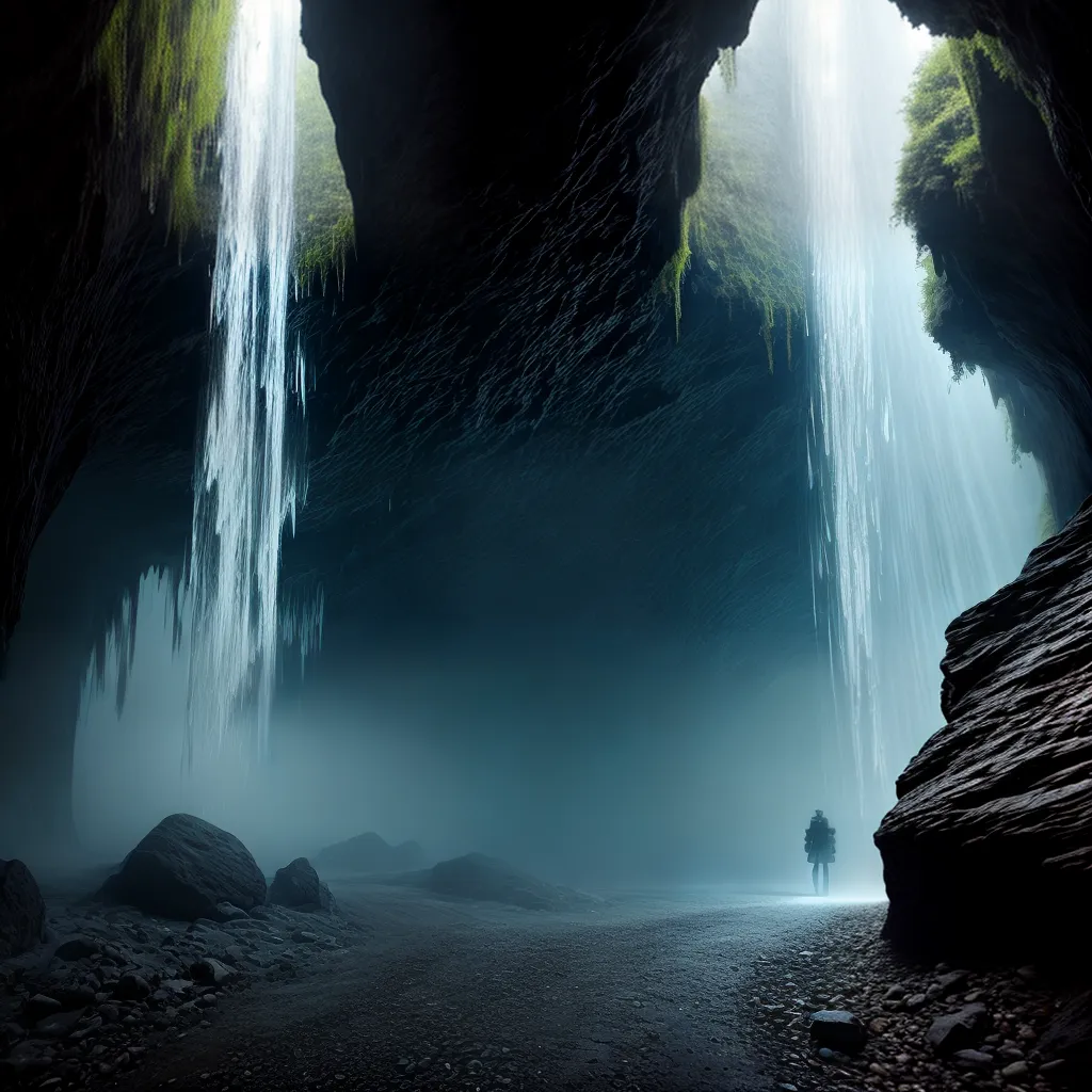 Fotos caverna estalactites caminho escondido sonhos