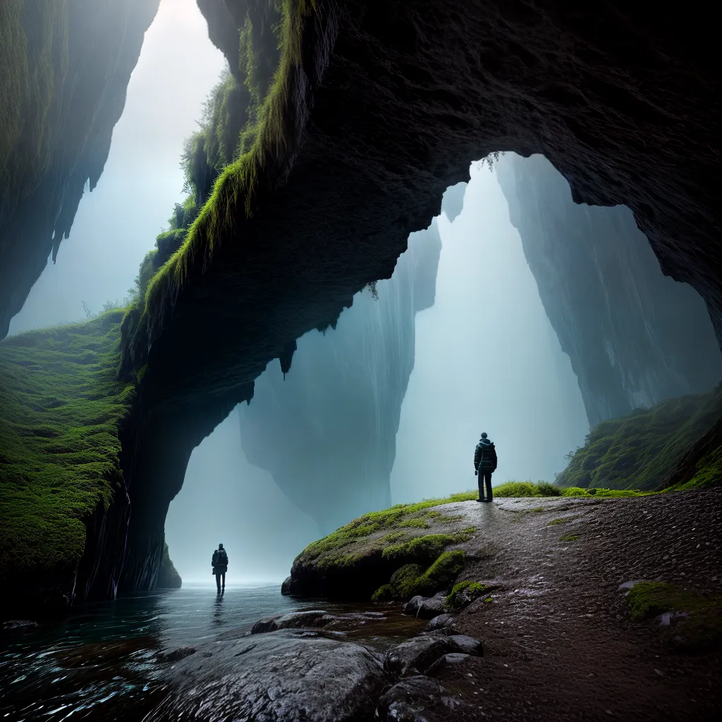 Fotos caverna misteriosa exploracao sonhos