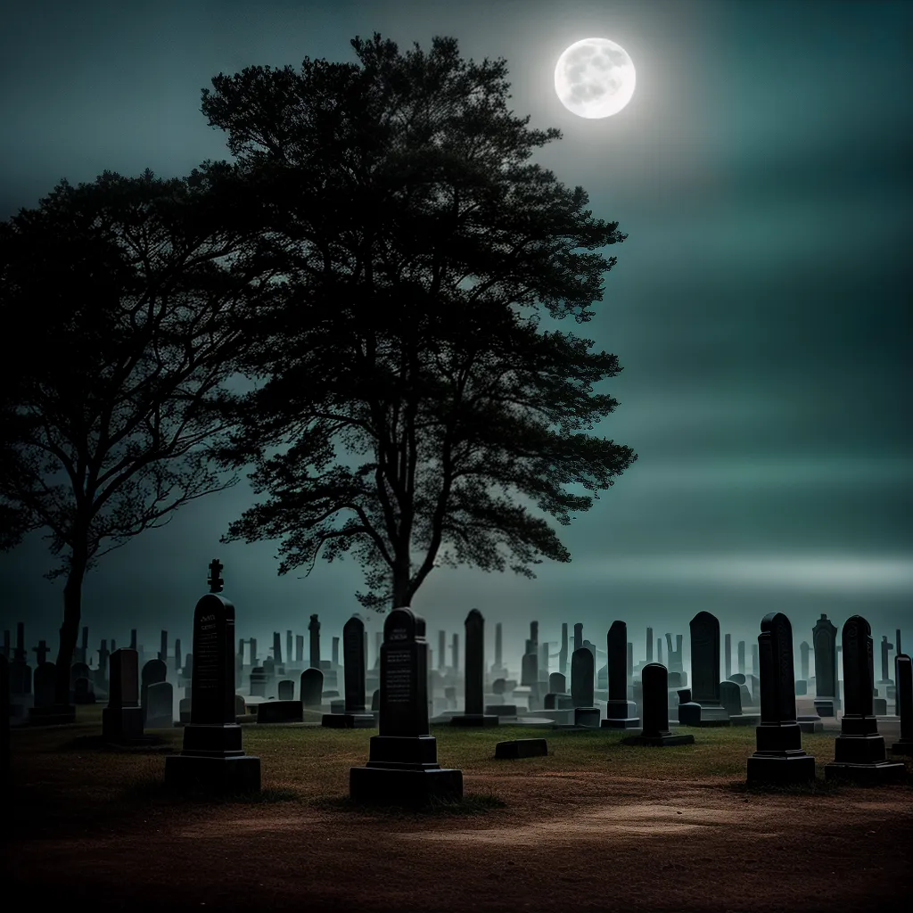Desvendando o significado de sonhar com Sepultura 5 Fotos cemiterio lua cheia sepulcro misterio