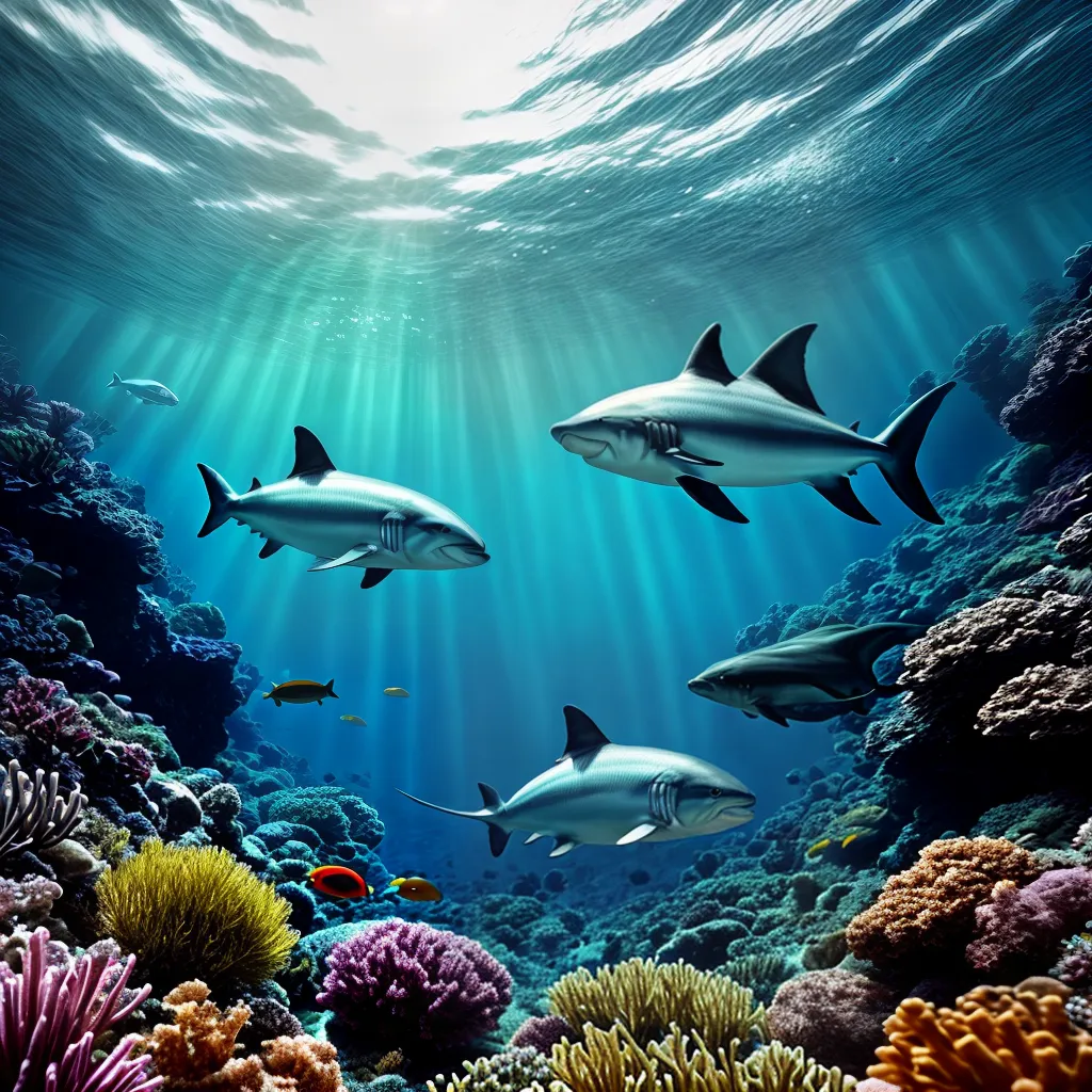 Sonhos com Animais Marinhos: Descubra o Significado de Sonhar com Caçãozinho 3 Fotos cena subaquatica cachorroshark jogando