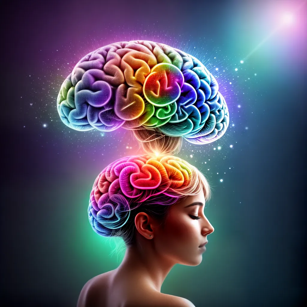 Fotos cerebro sonho cores padroes sono