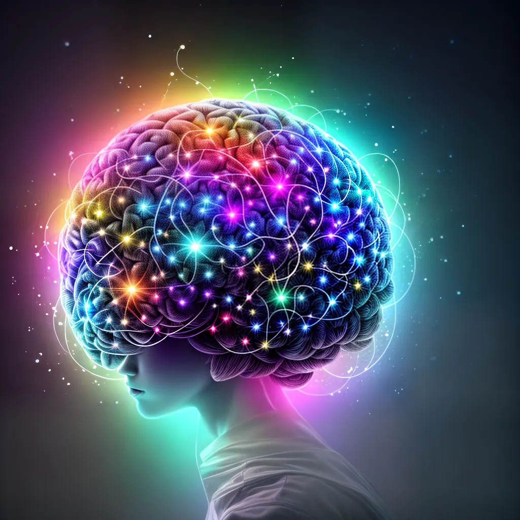 Fotos cerebro sonhos neuronios simbolos flutuantes