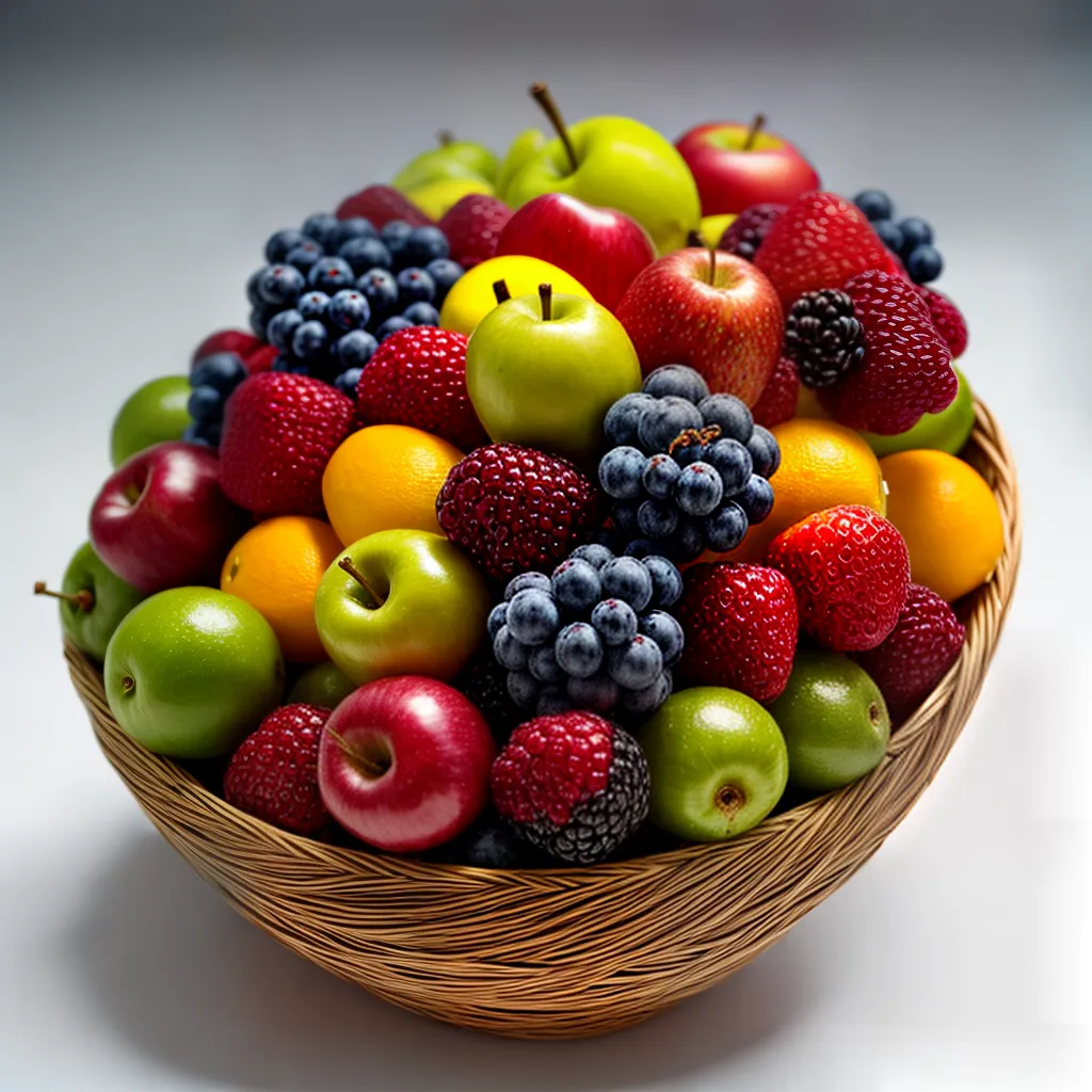 Fotos cesta frutas exoticas simbolos sonhos