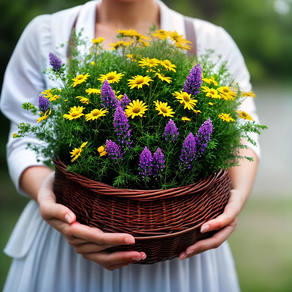 Significado de Sonhar com Plantas Medicinais 4 Fotos cesta plantas medicinais sonhos 1