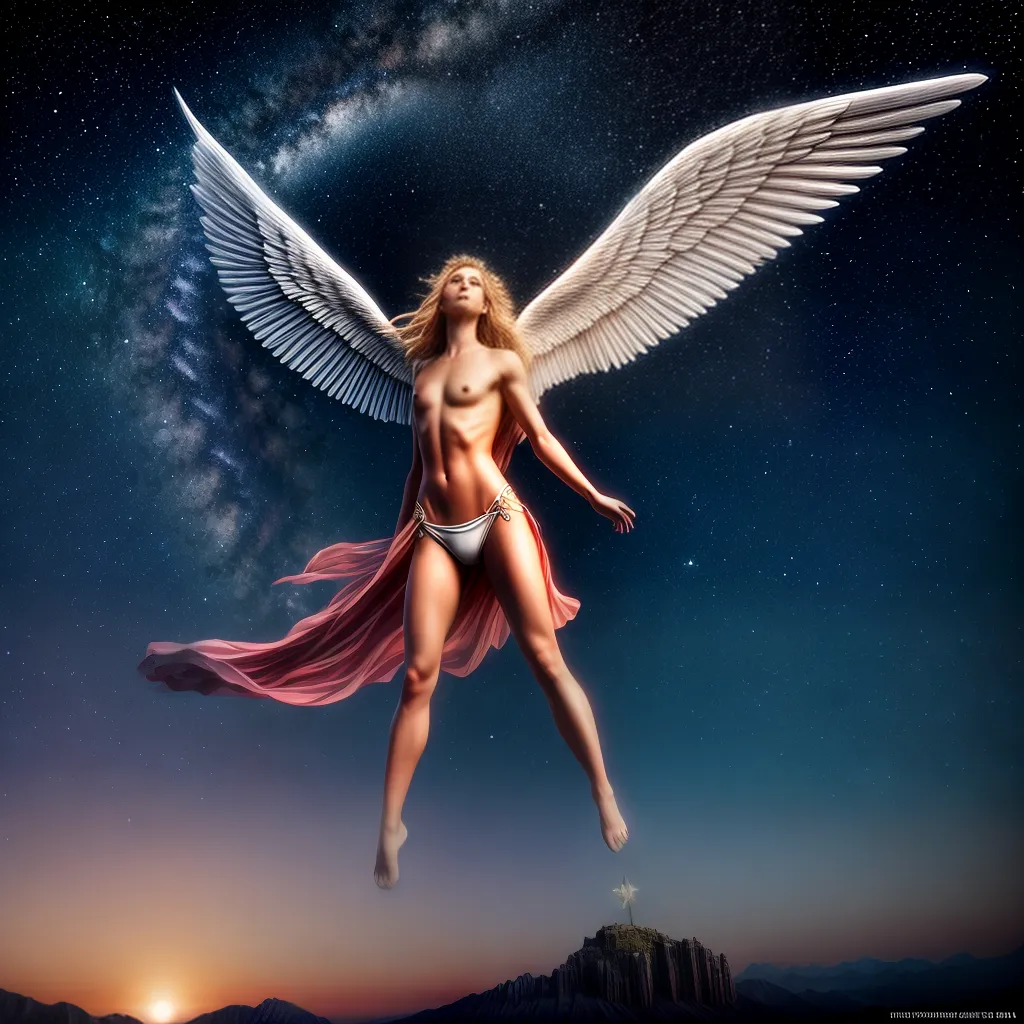 Fotos ceu estrelado anjo montanha