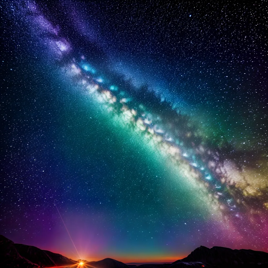 Glitter nos Sonhos: Descubra o que Significa! 3 Fotos ceu estrelado brilho magia sonhos 1