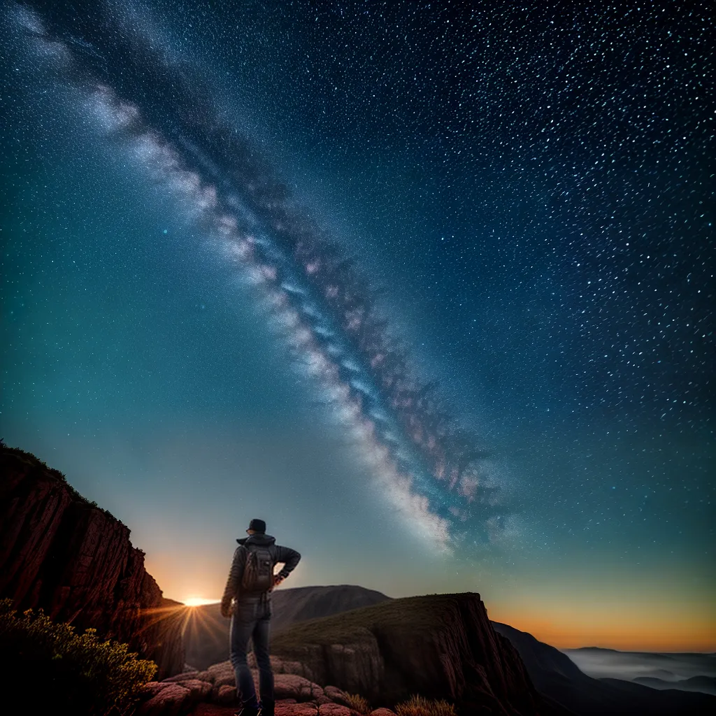Fotos ceu estrelado lua cheia sonhos 1