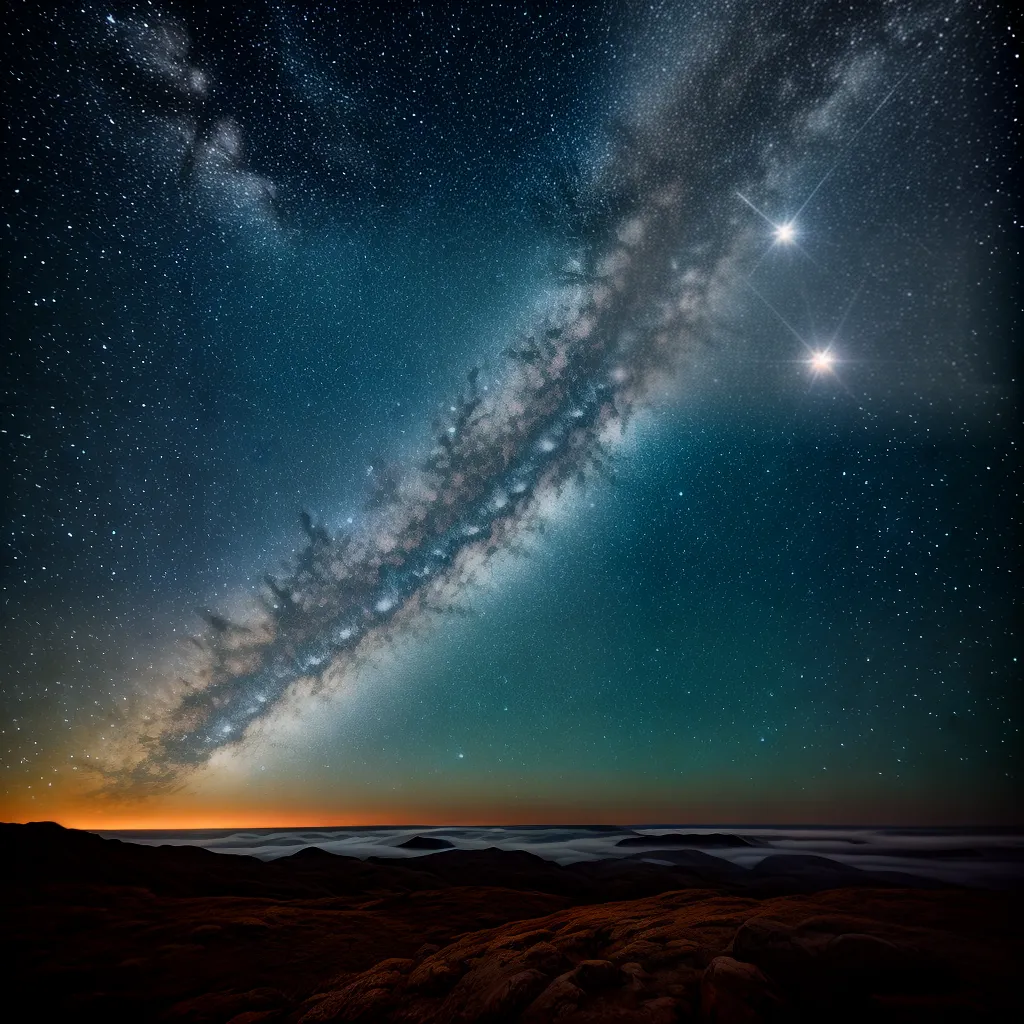 Escuridão, Encanto e Enigma: Descubra o que Significa Sonhar com a Noite 6 Fotos ceu estrelado lua nuvens noite