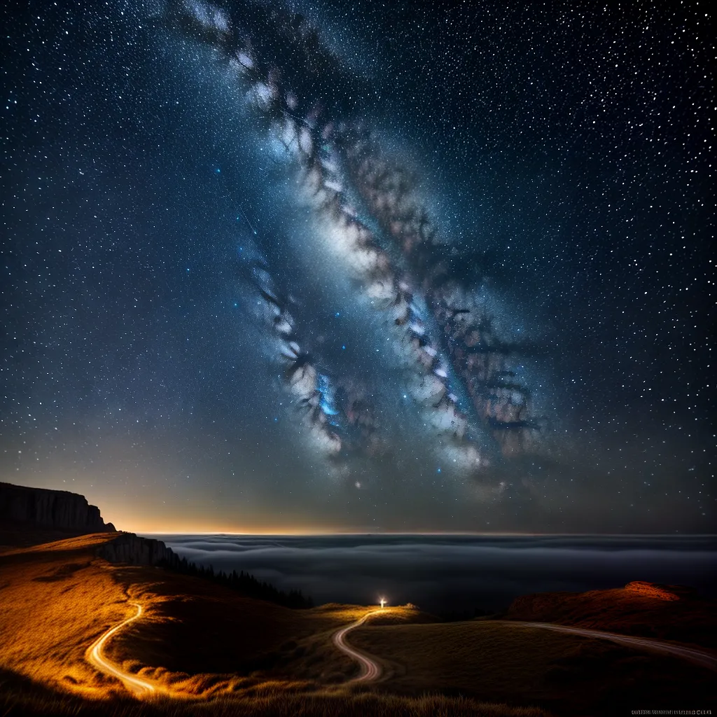 6. Encantamento Noturno: Descubra o Significado de Sonhar com Estrelas 2 Fotos ceu estrelado magia universo