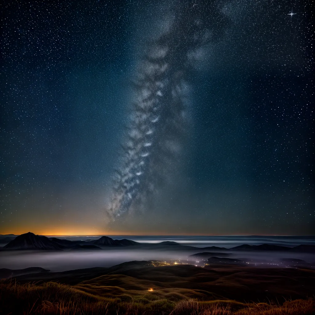 Fotos ceu estrelado milky way sonho