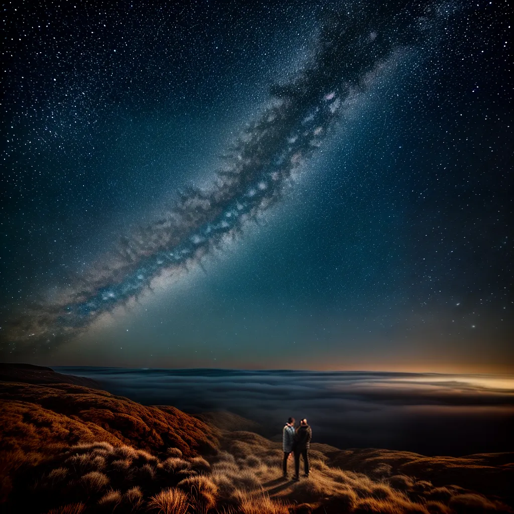Fotos ceu estrelado milkyway pessoa misterio