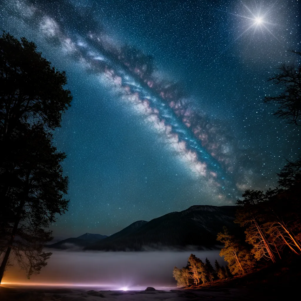 Fotos ceu estrelado misterio exploracao sonhos
