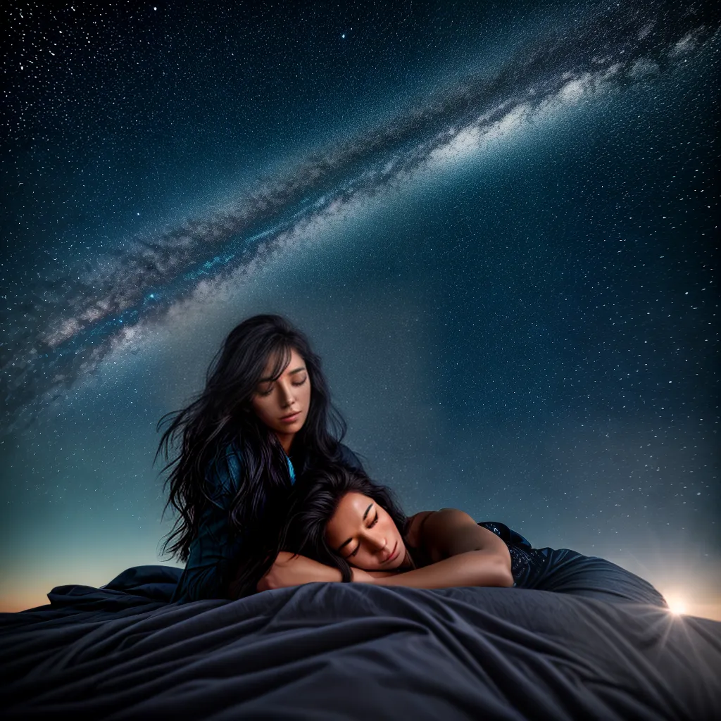Fotos ceu estrelado mulher sonho simbolos