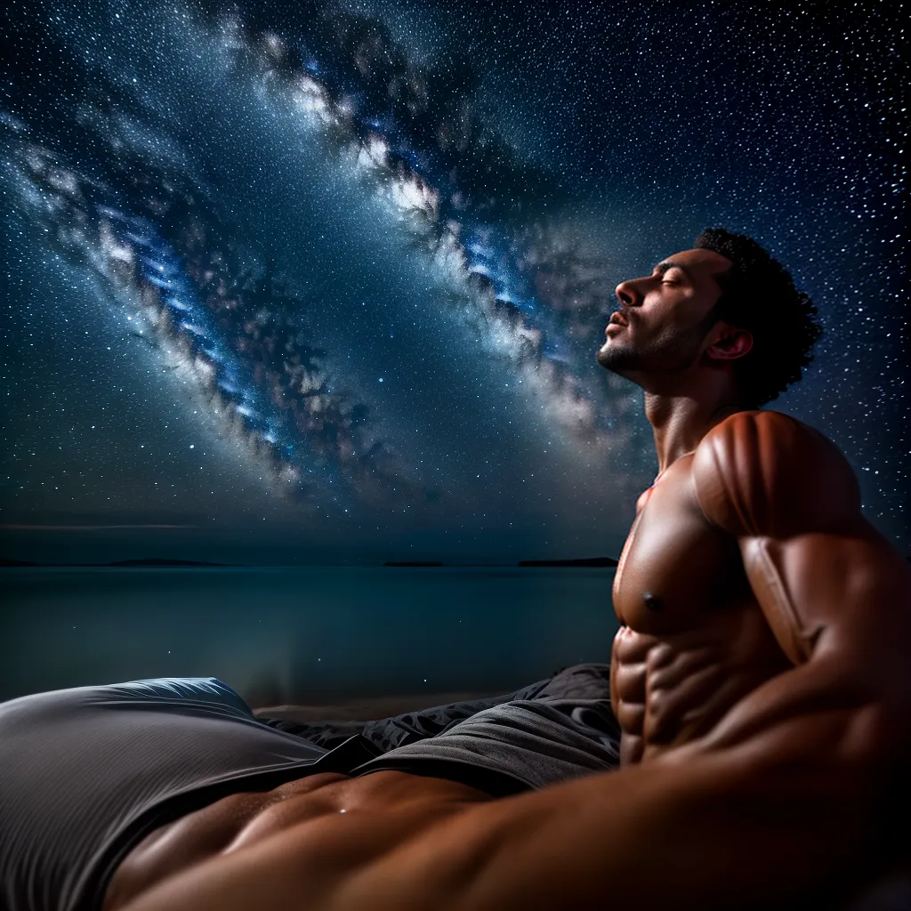 O Cosmo dos Sonhos: Entenda o que Significa Sonhar com o Universo. 5 Fotos ceu estrelado pessoa deitada universo 1