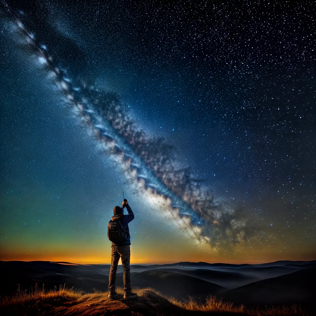 Fotos ceu estrelado telescopio camisola