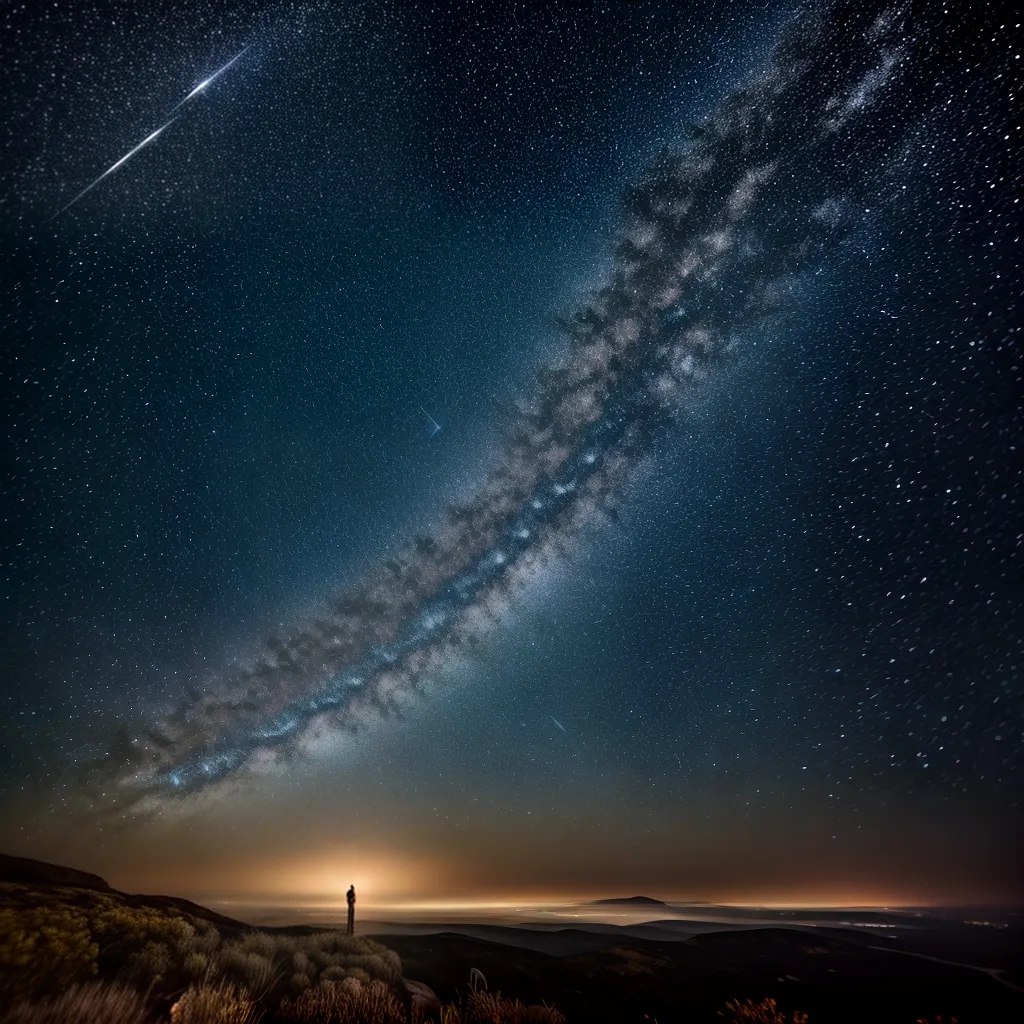 Fulgor Noturno: Descubra o Significado de Sonhar com Estrelas 5 Fotos ceu estrelado via lactea magia 2
